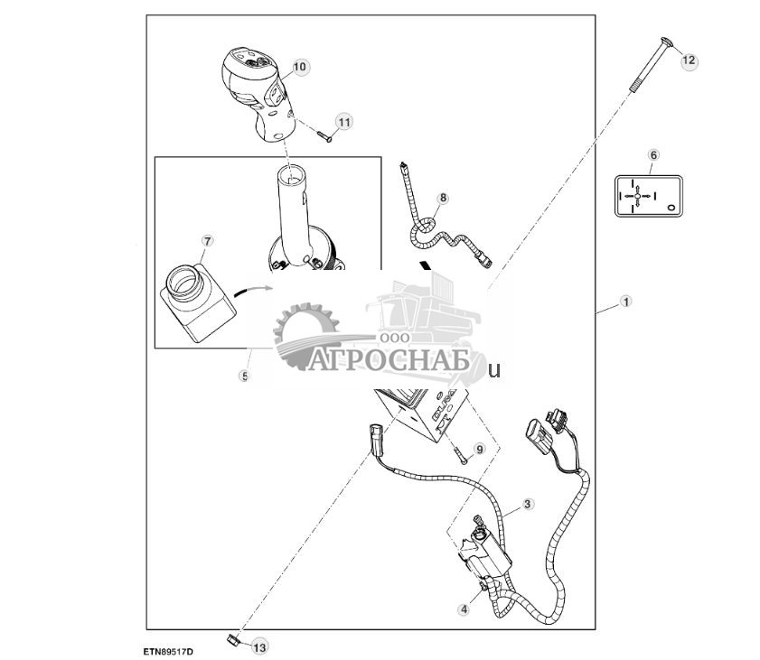 Многофункциональный рычаг, механический SCV, с 2 функциями, с переключателями передач - ST851043 548.jpg